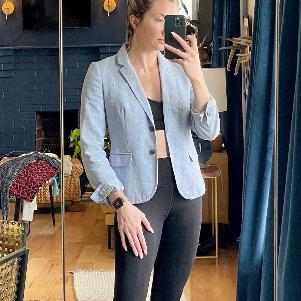 J. Crew Linen Blazer - Sz 4 - Small